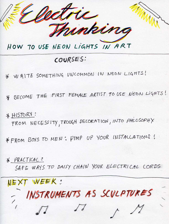 How to use neon lights in art
