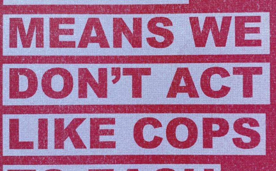 CLEMENTINE MORRIGAN FUCK THE POLICE MEANS WE DON'T ACT LIKE COPS TO EACH OTHER (ZINE)