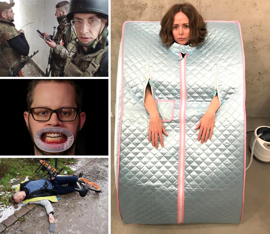  Counter clockwise from top: Dani Ploeger, Curver Thoroddsen, Aram Bartholl & Alanna Lawley