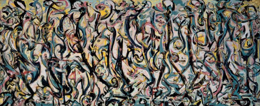 Jackson Pollock: Mural, 1943 © Pollock-Krasner Foundation/ VG Bild-Kunst, Bonn 2015