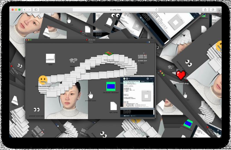 aaajiao, URL is LOVE, 2020