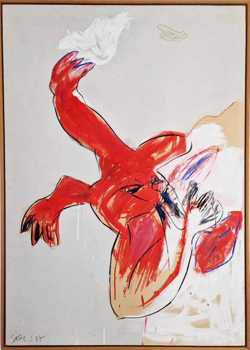 Madeleine Dietz, Was bleibt, 2024, 7 steel boxes, dried soil, 14 x 60 x 60 cm each, Photo: Madeleine Dietz Courtesy the artist and Galerie Georg Nothelfer