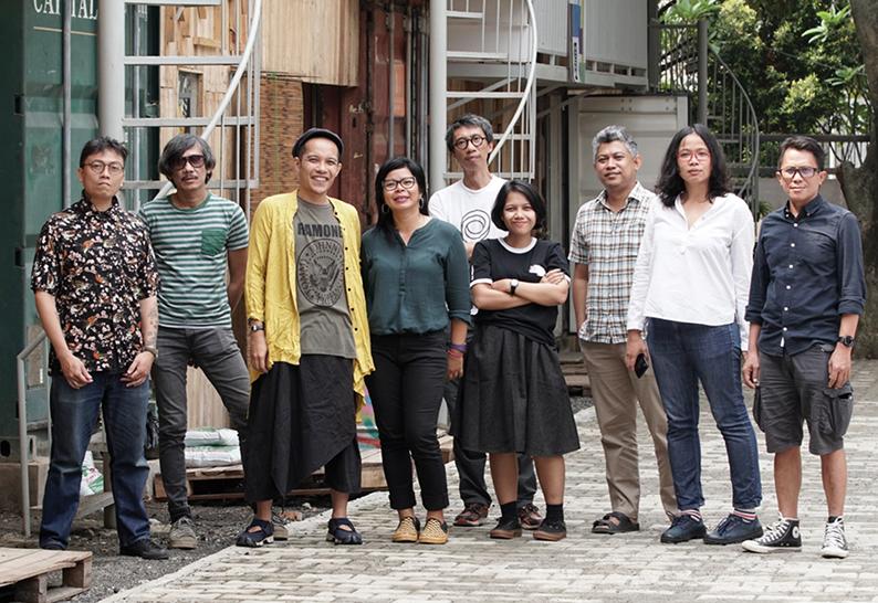 Members of ruangrupa, the Indonesian artist collective curating the next edition of Documenta, opening June 18th in Kassel