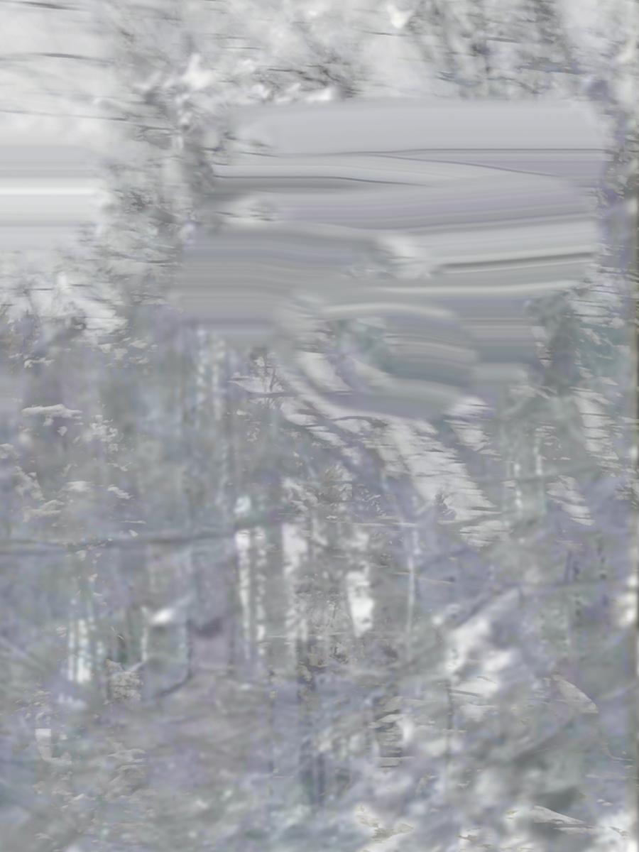 Image icon Delia_Juergens_untitled_forest_bathing#5_2020-21_deconstructed_still_of_digital_painting_cotton_stretcher_DETAIL_282x190cm_Courtesy_the_artist