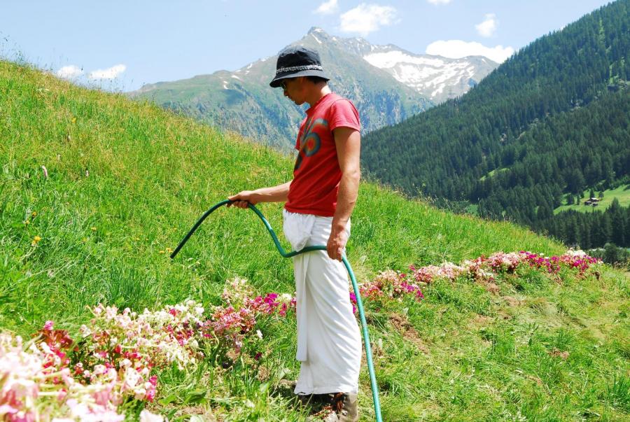 Den Han, Horizontale III, Landschaftsintervention, Masse variable Photocopyright : Den Han