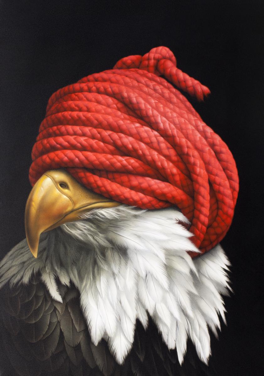 Image Credit: Eckart Hahn - Cocoon, Acryl on canvas, 70 x 50 cm, 2015