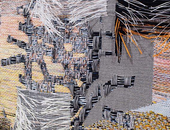 Hella Jongerius, Woven Windows (detail), 2020, Photo: Magdalena Lepka, courtesy: Jongeriuslab 