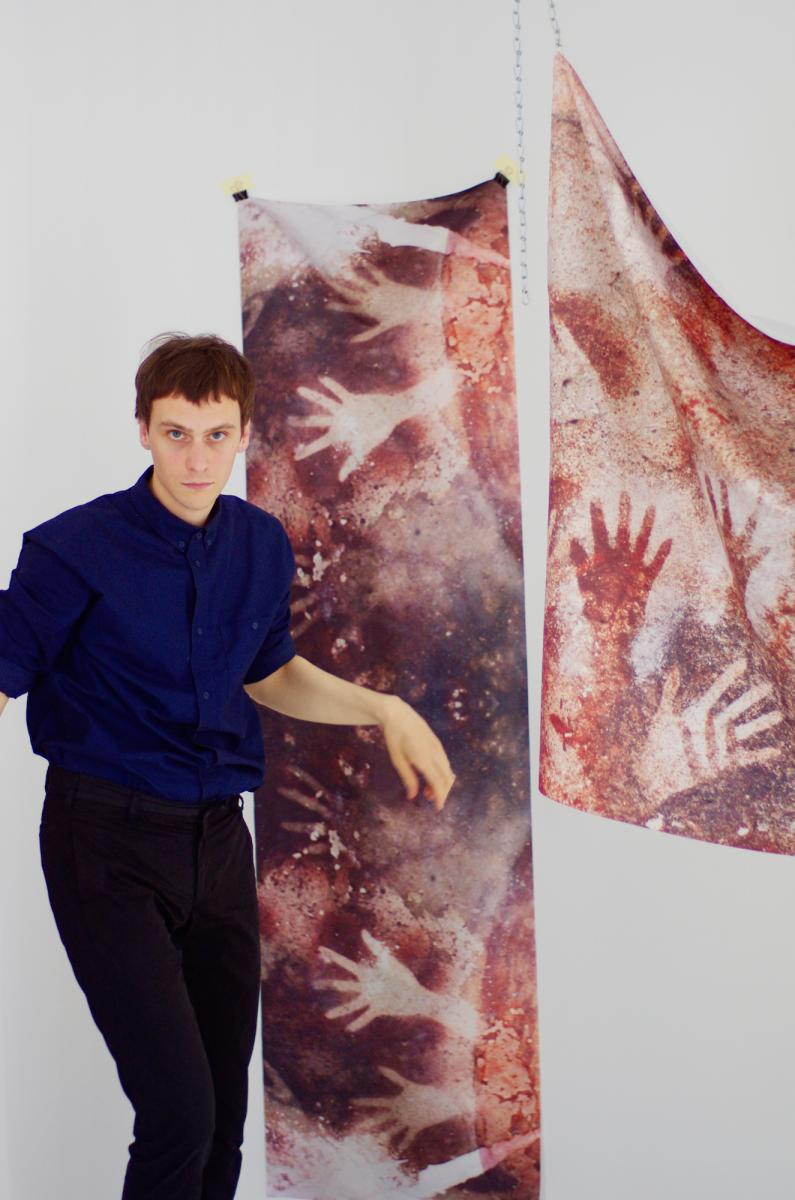 Nicolas Pelzer in his studio