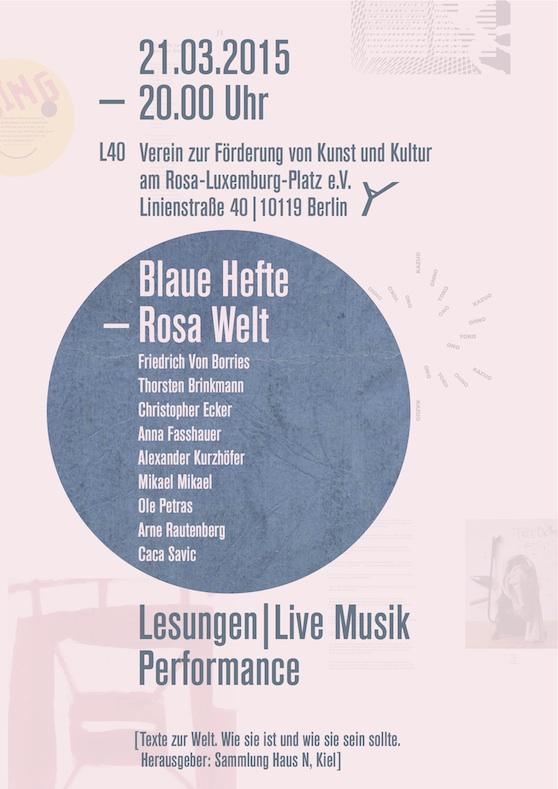 Blaue Hefte, rosa Welt