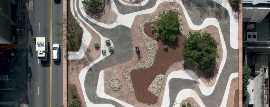 Roberto Burle Marx, Mineral Roof Garden, São Paulo, 1983 © Leonardo Finotti