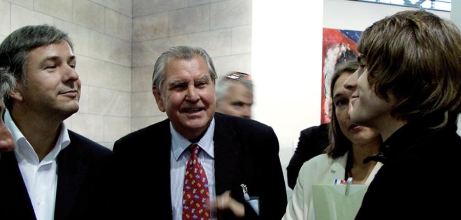 Art Forum Berlin, 2004. (V.l.n.r.: Klaus Wowereit, Zdenek Felix, ZIERVOGEL) © Ralf Ziervogel/VG Bild-Kunst Bonn 2023