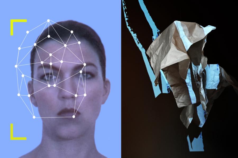 Silvia Beck, The Viola Kamp Matrix, 2024, Videostill (Detail) © VG Bildkunst  Claudia Schmitz, TRANS_SUBSTANCE, 2023, Videoinstallation (Detail) © VG Bildkunst 