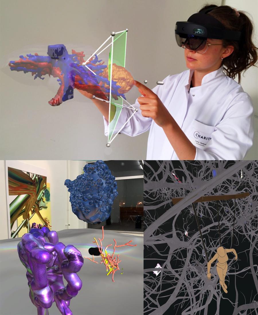 XR-based training, Rais, Queisner 2022; Maja Rohwetter, Deep and Shallow, AR, 5 min, 2024 (Detail)