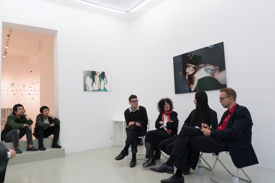 Artist talk at Edmond Gallery "Ursula Panhans-Bühler, Ludwig Seyfarth, 9mouth", 4th of July