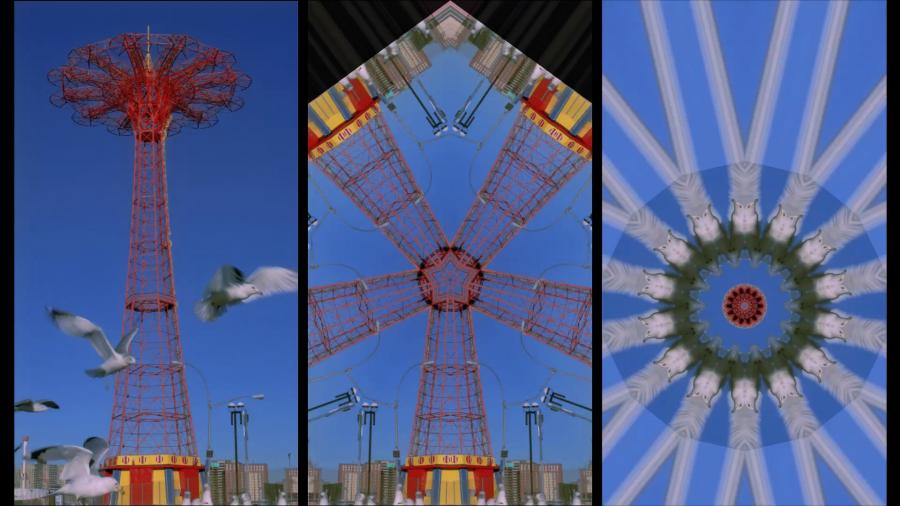 Leslie Thornton, Luna (Still), From the series Luna, 2013, Three Channel HD Video, Edition of 3 + 1 AP