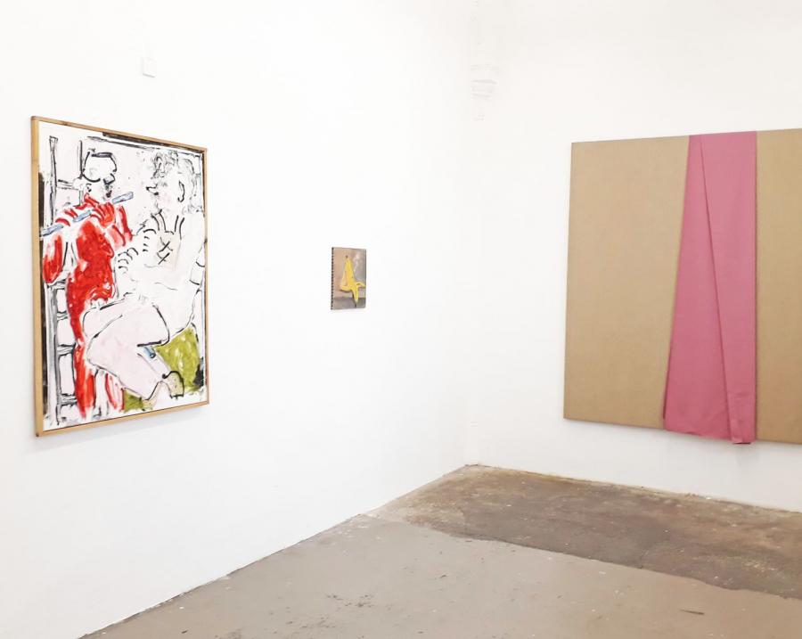 installation view NADINE LOHOF, JOACHIM LENZ, SEBASTIAN LETTNER 