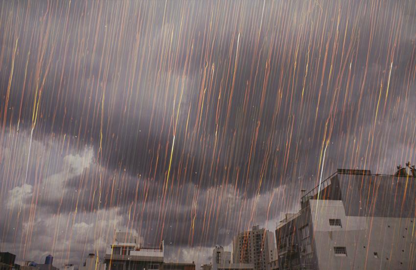 Tempestad in Buenos Aires, 2013  C-print, chlorine water  87,5 x 132cm  Courtesy Kuckei + Kuckei, Berlin