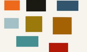 Tom McGlynn, Survey 55, Acrylic gouache on wood panel, 48x36", 2014