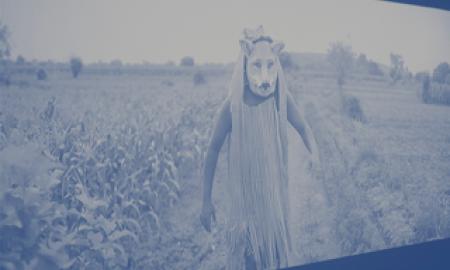 © Installation shot at Oyoun, Shibayan Halder, Moving Forest, © Madhumita Nandi