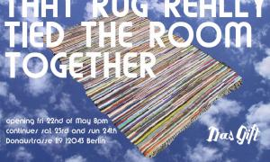 That rug really tied the room together at Das Gift