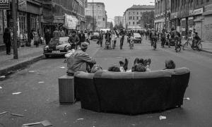 West Berlin in the 1980s, here at Oranienstraße, Kreuzberg. Photo/ copyright and courtesy: Michael Hughes, Berlin