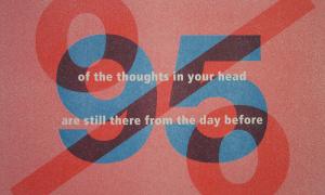 from the limited edition artist book "100 PERCENT"  by Lucy Powell