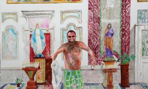 Nina Ivanović, In the right place, 35 x 50cm, ink on paper