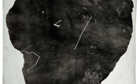 Image icon Oliver_Thie_Series_Untitled_Schattenfänger-Methode__2018_Soot_Schellac_onPergamin_29,5x21cm_Courtesy_and_Photo_Oliver_Thie