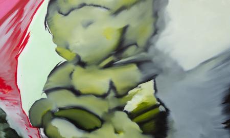 Juno Rothaug, Ein Meerschweinchen kommt selten allein, 2023 -2025 oil on canvas, 180 x 160 cm