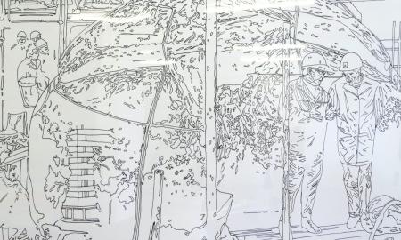 Barbara Holub, Die Welt wieder verzaubern ( drawing detail)