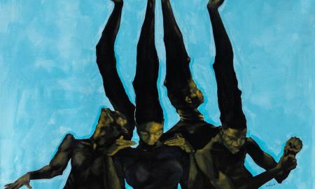 Kwaku Osei Achim The Goddess, 2022  Acrylic on canvas  200 x 200 cm