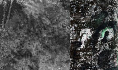 Collage of two images by Gerhard Hoehme and Delia Jürgens