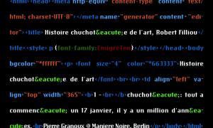 Pierre Granoux - It all started a 17th of January, one million years ago.