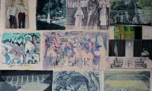 Vlad Yurashko, Attraktion, 2017, oil on canvas / courtesy: Kuckei + Kuckei, Berlin