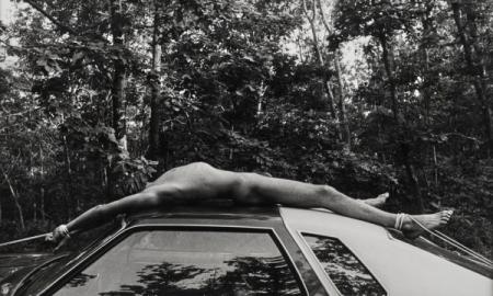 Jimmy DeSana Auto , 1978 gelatin silver print Image: 16,5 x 24,1 cm Framed: 29,8 x 37,5 cm © Jimmy DeSana Trust Courtesy of the Jimmy DeSana Trust , P·P·O·W, New Yor k and Meyer Riegger, Berlin