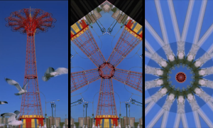 Leslie Thornton, Luna (Still), From the series Luna, 2013, Three Channel HD Video, Edition of 3 + 1 AP