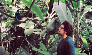 Portrait Basim Magdy by Deirdre O'Leary. Copyright Basim Magdy.