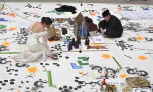 Tableau vivant at Grimmuseum